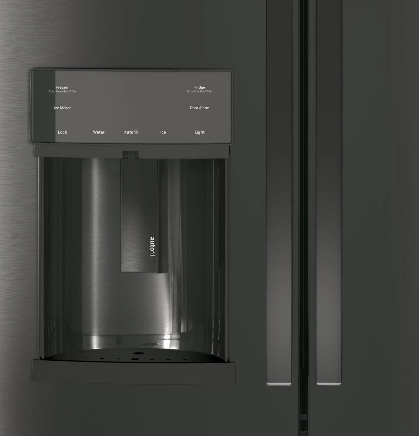 Appliances PFE28KBLTS 36 Inch French Door Refrigerator Black Stainless Steel